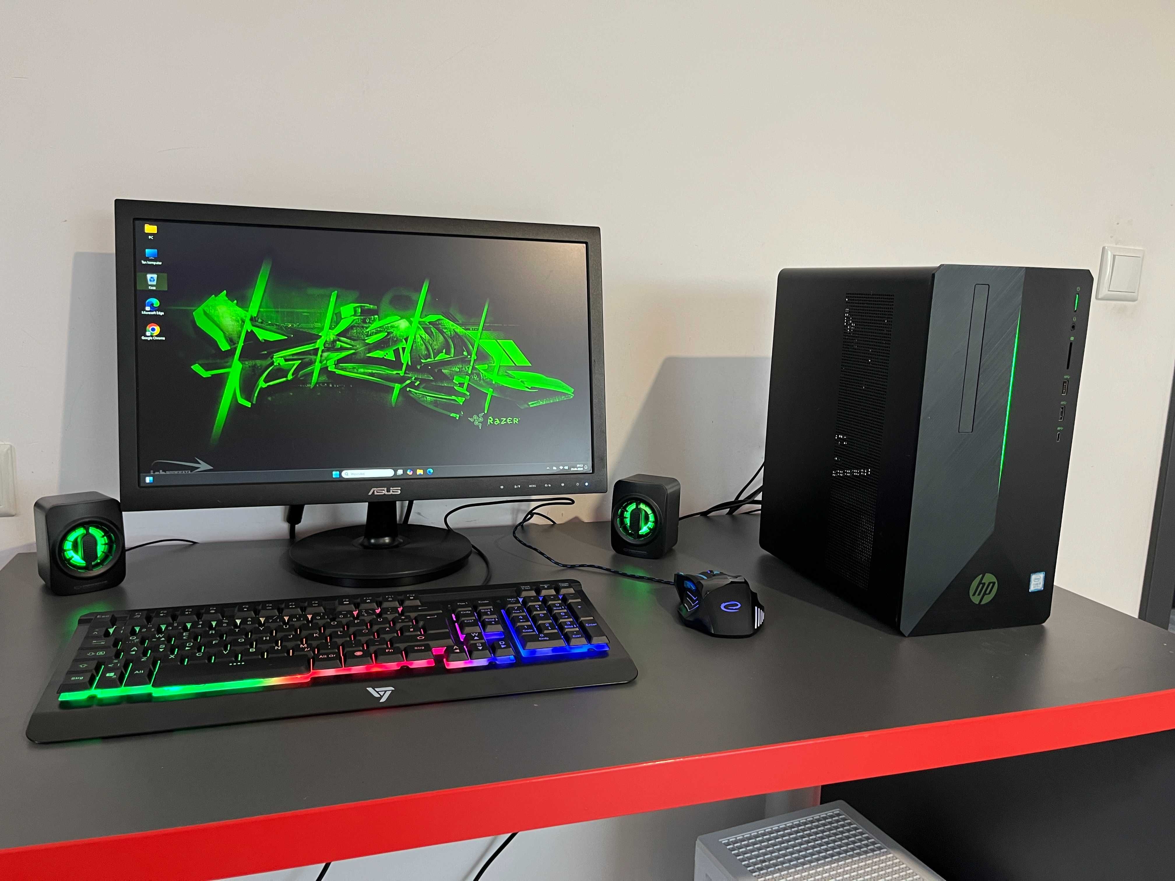 Komputer  Gamingowy  i5 9th 16GB SSD 1 TB GTX 1050Ti 1650 WiFi Monitor