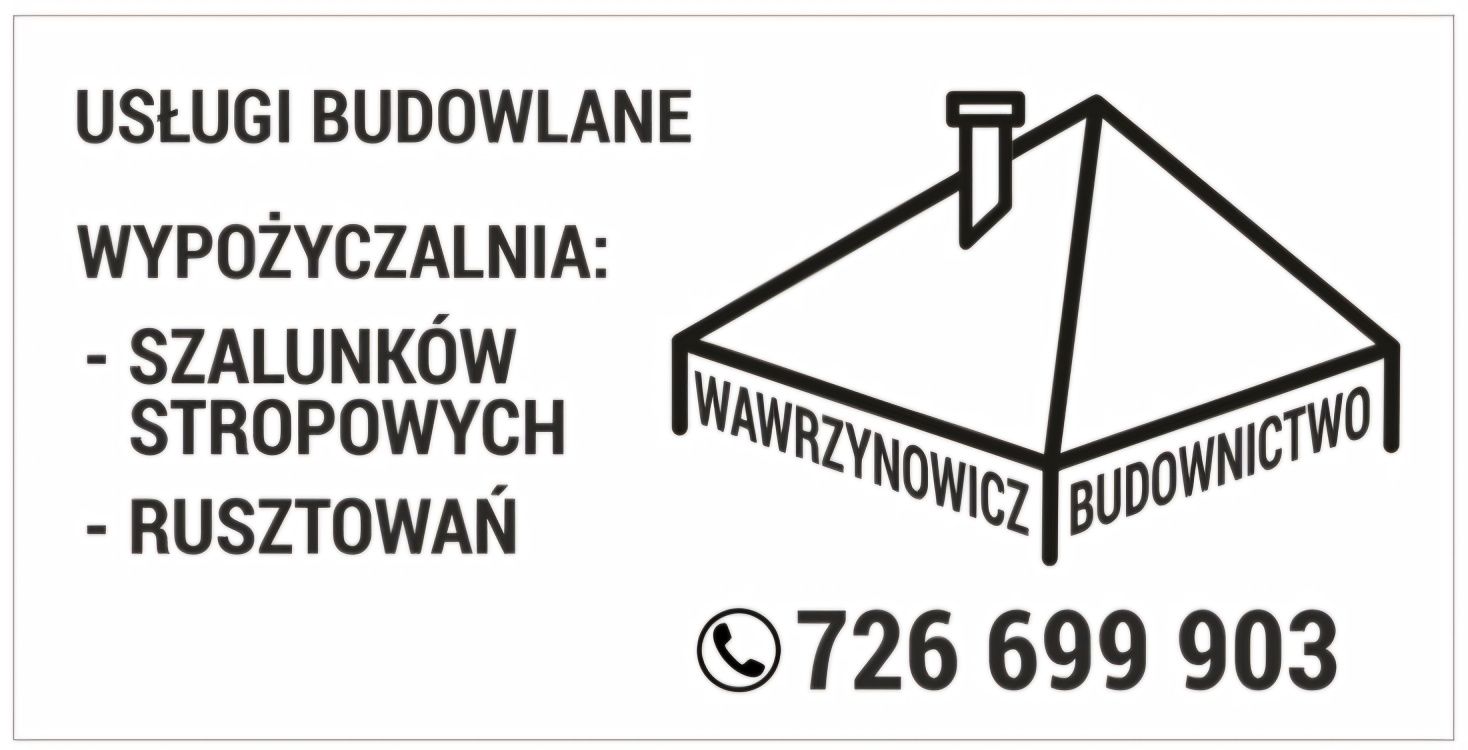 Wypożyczalnia szalunków stropowych, rusztowań 
Wyso