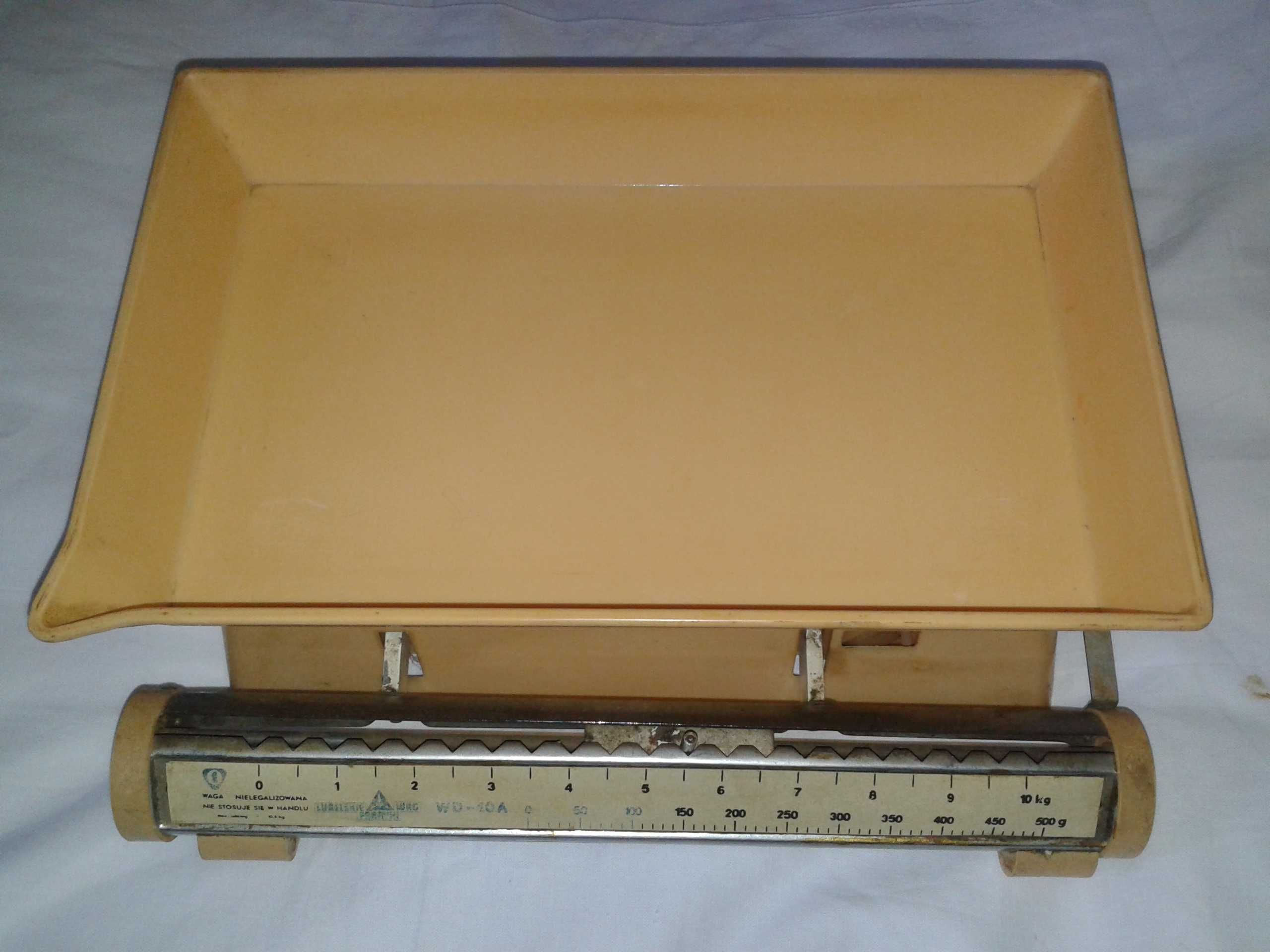 Stara waga kuchenna Lubelskie Fabryki Wag PRL WD-10A