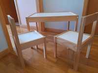 Mesa e 2 cadeiras criança Ikea