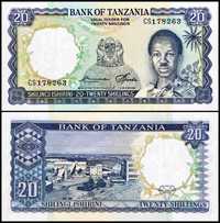 Tanzania 20 Shilings 1966 UNC