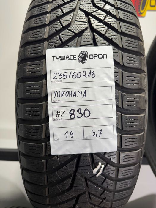 Opony Zimowe 235/60/18 Yokohama BluEarthWinter #Z830