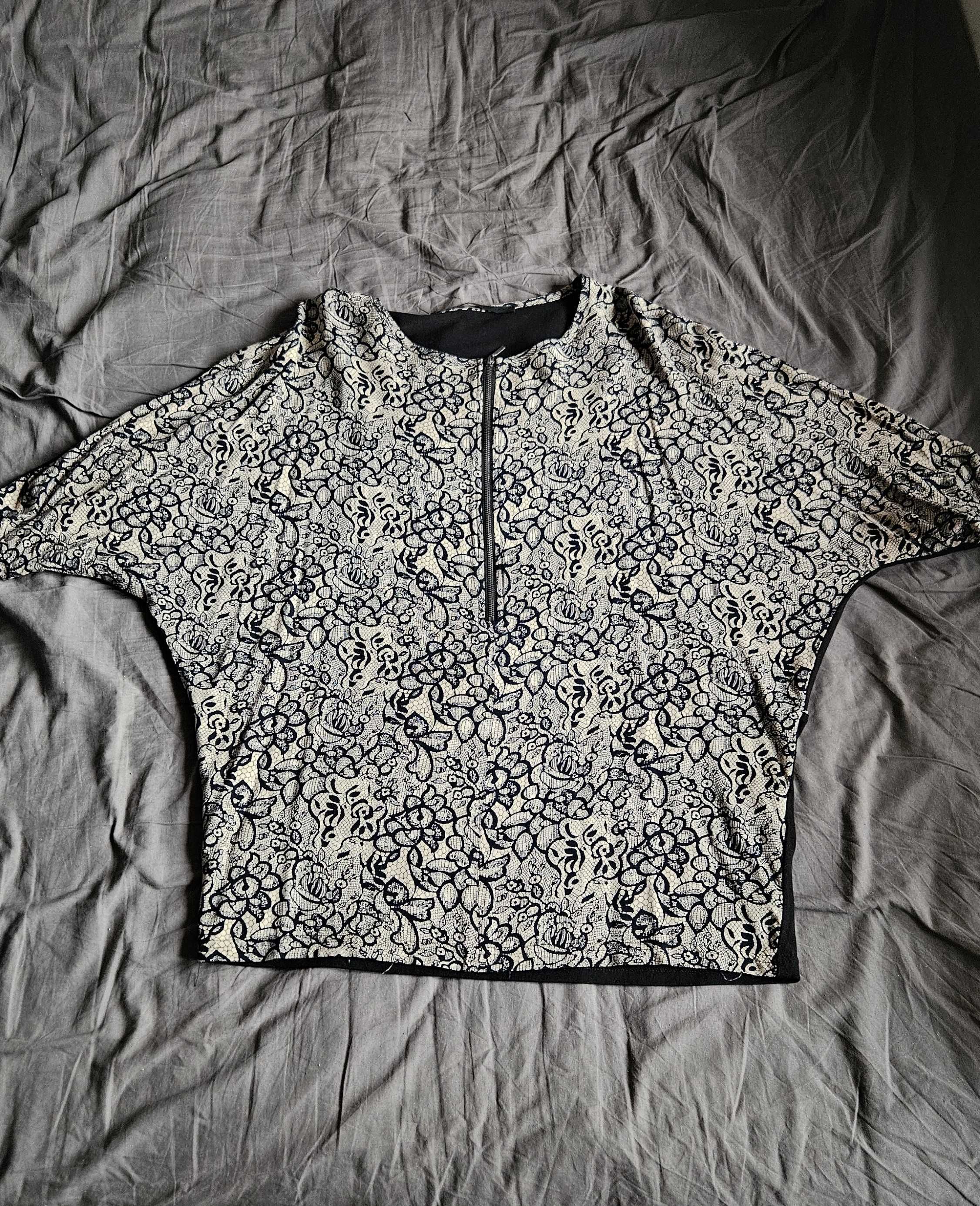 Elegancka bluzka ze wzorem