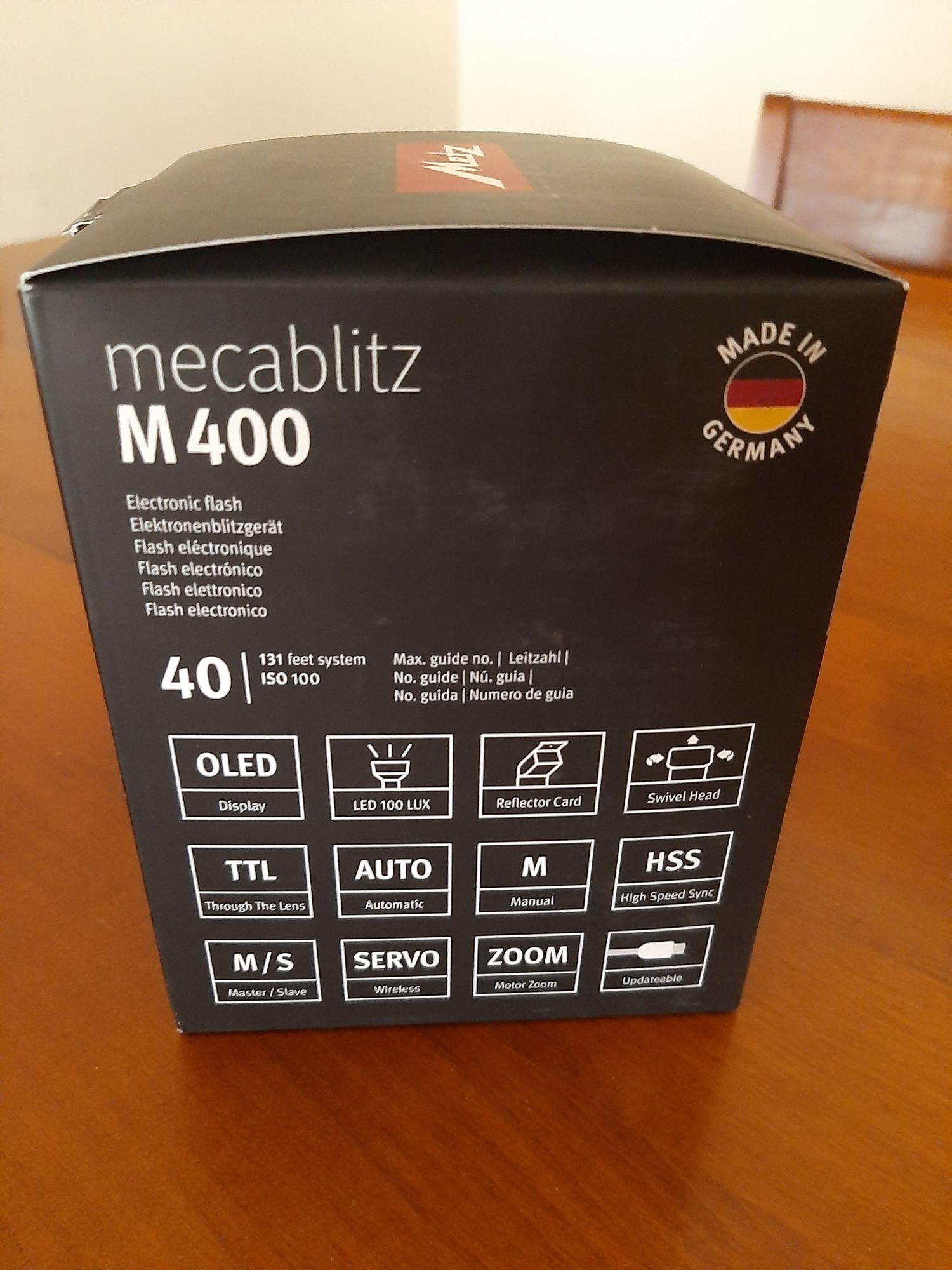 Flash Metz M400 para Canon