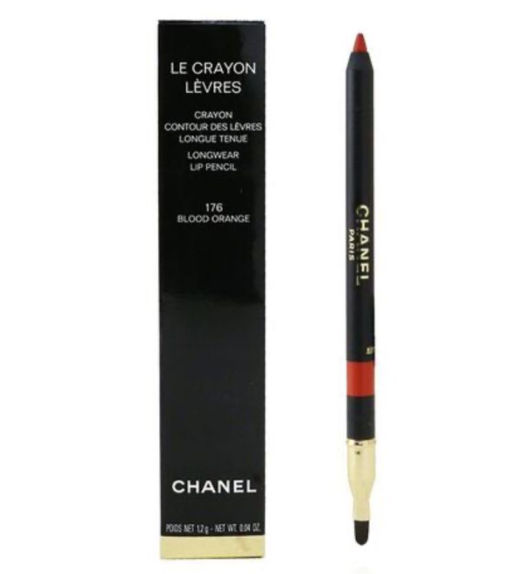 Стійкий олівець для губ Chanel Le Crayon Levres 176 Blood Orange