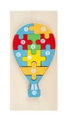 Puzzle drewniane 3D montessori - Balon