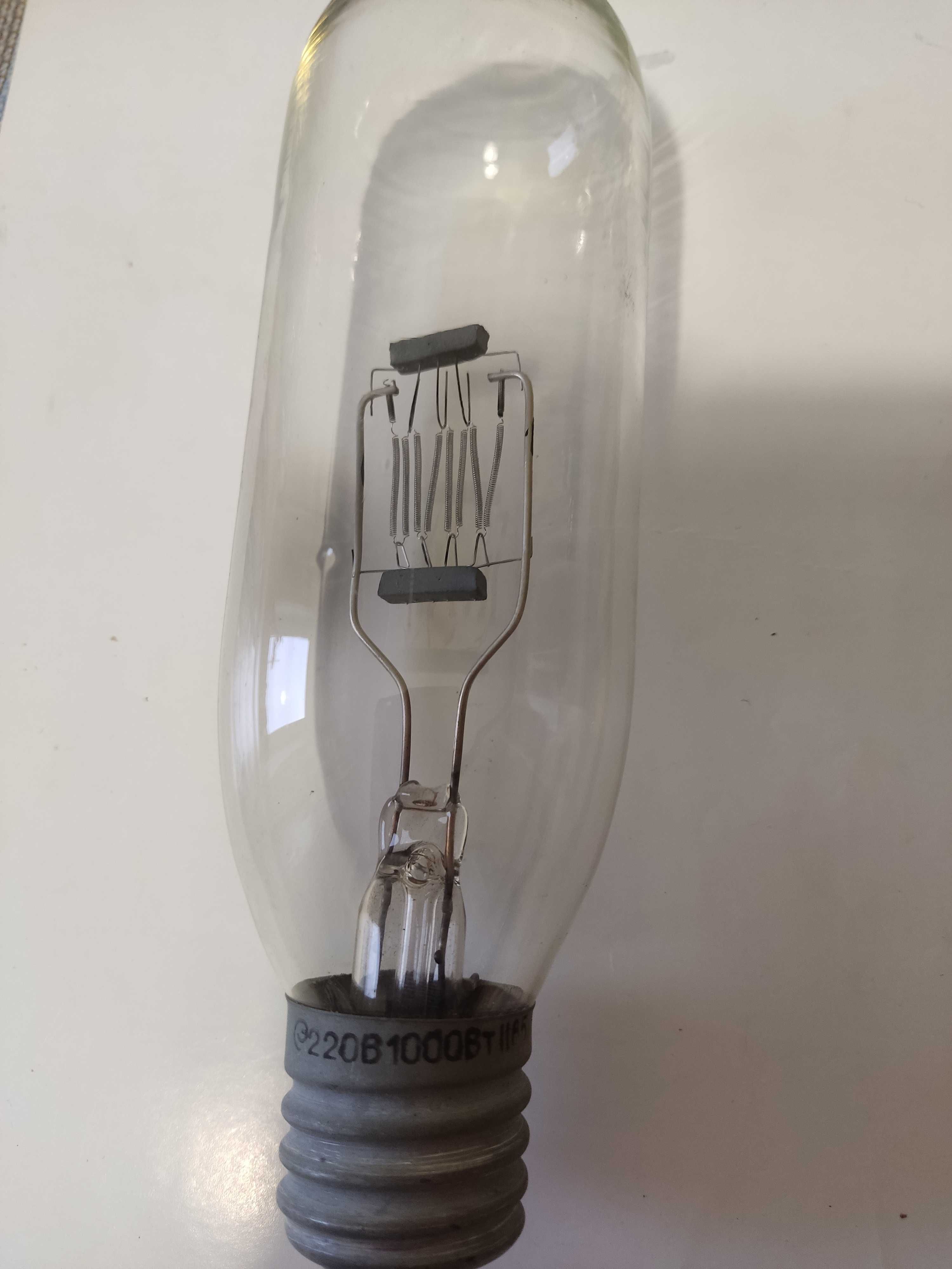 Лампа накаливания 1000В, 500В, переноска с лампой