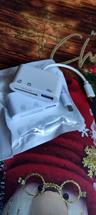 Картрідер 3 in 1 USB-C Card Reader на USB та SD/TF Card