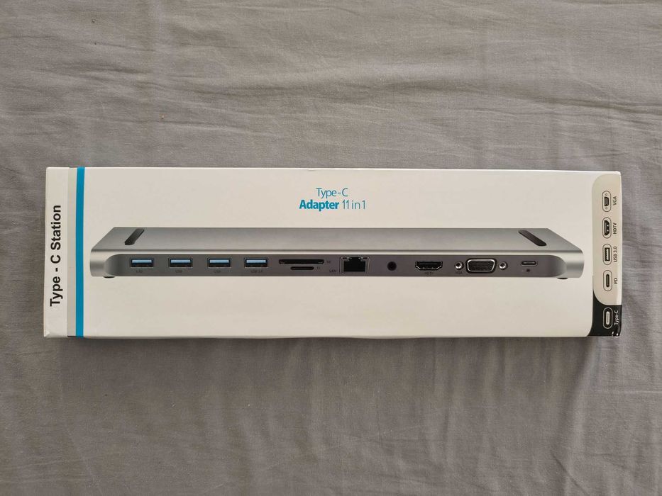 Jak nowa stacja robocza dokująca USB-C 11w1 Lenovo Acer HP Dell Asus