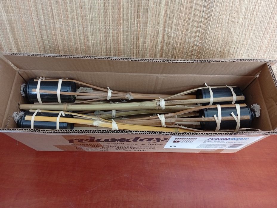 Pochodnie bambusowe 10 sztuk