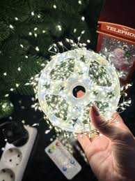 Гірлянда-Мішура на Катушці з Пультом | USB та від Мережі