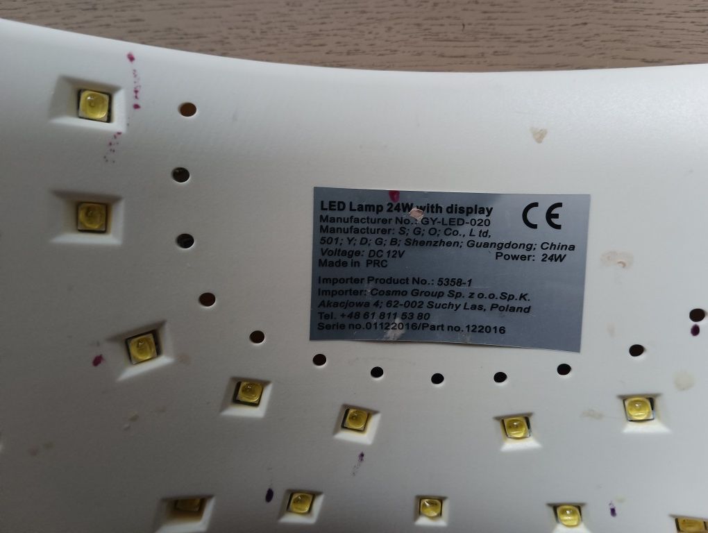 Lampa do paznokci NeoNail - 24W LED Lamp LCD