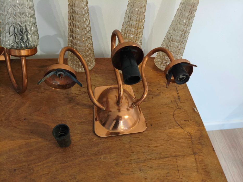 Kinkiet Elmed Zabrze PRL 2 szt