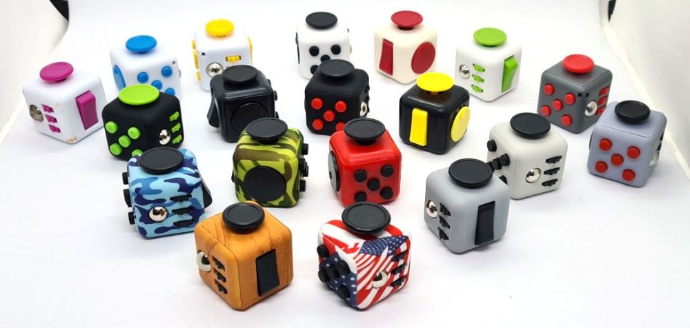 Фиджет-кубик 3.3х3.3х3.3 см Fidget Cube mini Антистресс спиннер куб