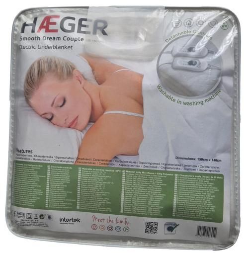 Koc elektryczny 150x140 zima Haeger (Spain)