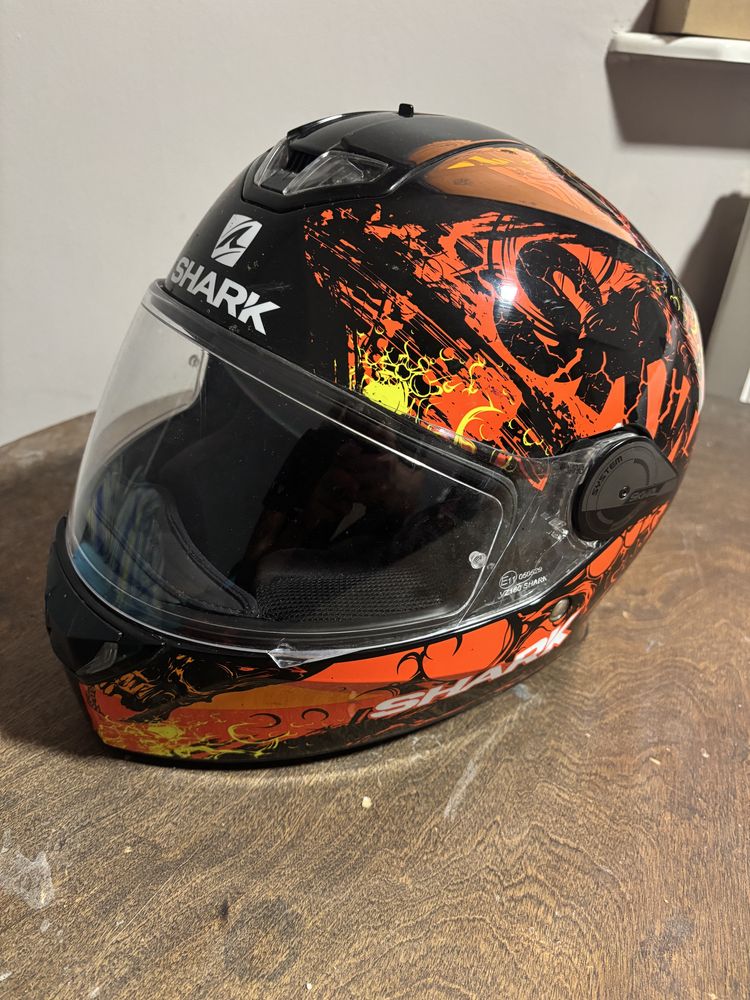 Kask motocyklowy SHARK SKWAL 2 LED Kurtka RST damska rękawice rst