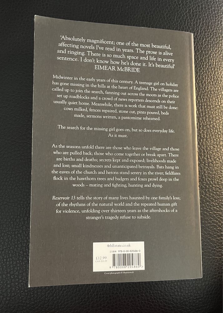 Livro reservoir 13