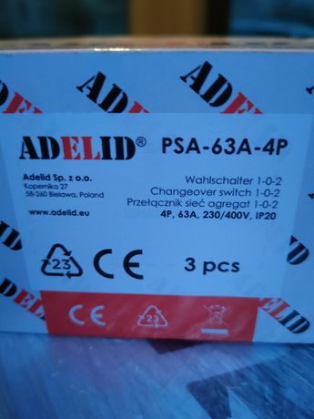 Переключатель нагрузки Adelid 4P 63A