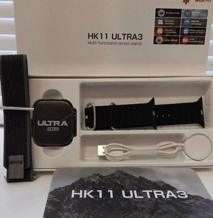 HK11 Ultra 49mm | AMOLED Дисплей | Premium Series 11 | Топ Якість