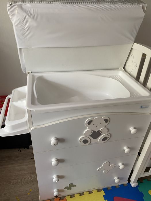 Комплект італійський Azzurra Комод + Ліжечко дитяче