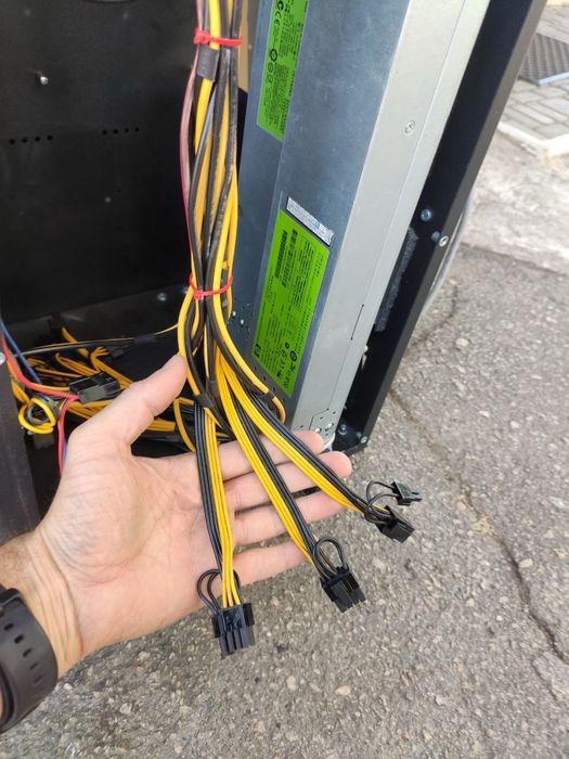 Майнинг ферма, тушка, корпус DONNAGER на 8 GPU, HP