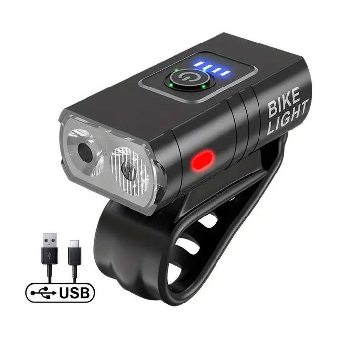 Lampa rowerowa mocna LED wodoodporna 6 trybów świecenia