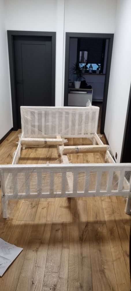 łużko nowe  białe