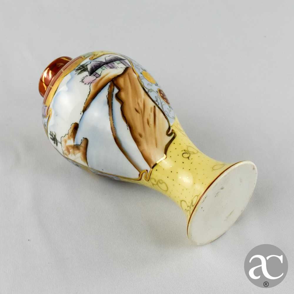 Jarra porcelana Vista Alegre, decoração oriental