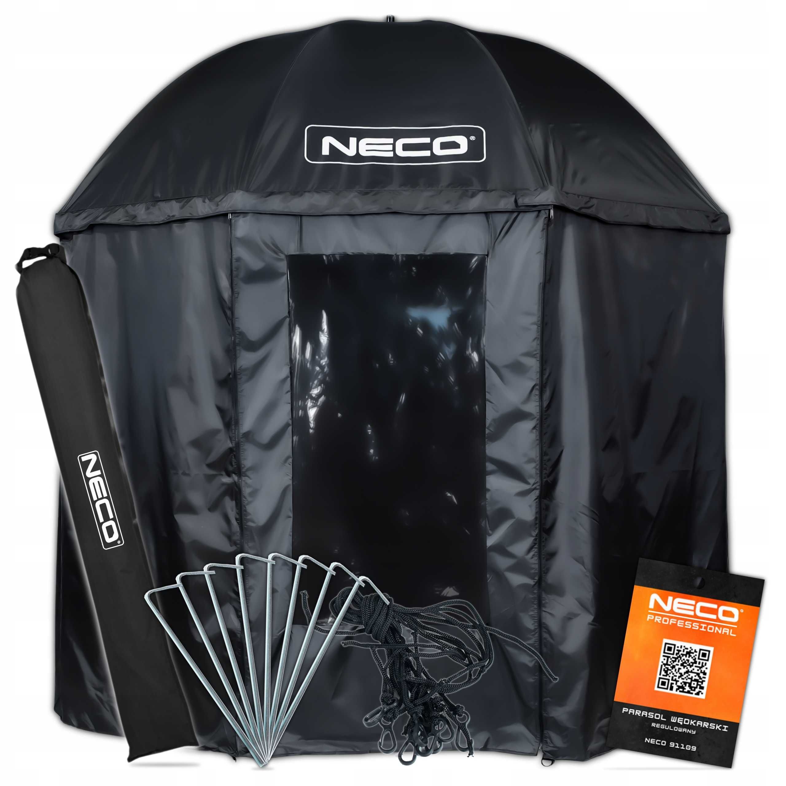 NOWY Parasol Wędkarski NECO PRO 250cm z Regulacją Kąta