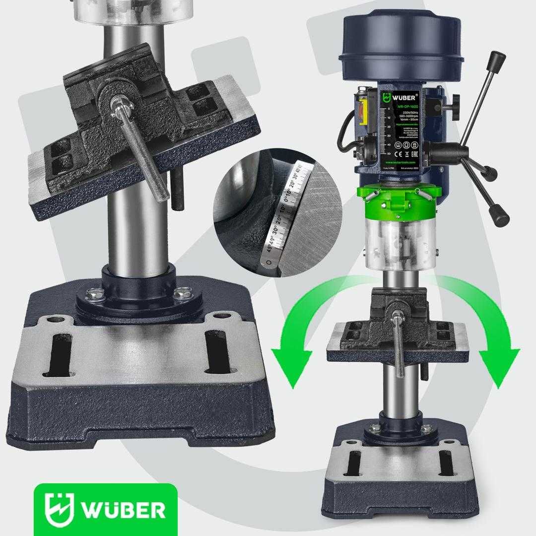 WIERTARKA KOLUMNOWA STOŁOWA SŁUPOWA 1600 W 3 - 16 mm + imadło 2021