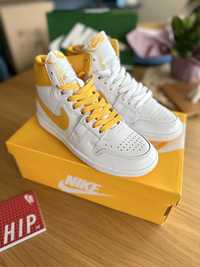 Nike Jordan 1 Air Ship SP biało żółte University Gold r. 42 i inne