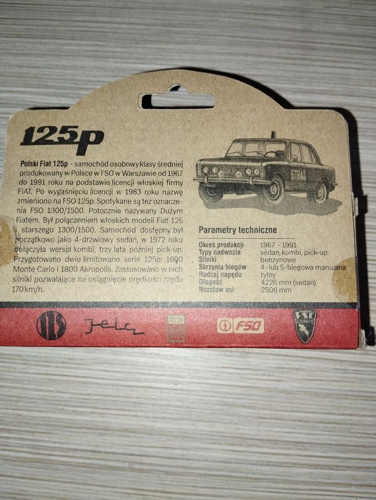 Fiat 125p straż pożarna