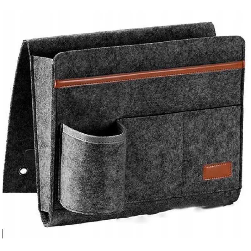 Organizer do auta domu z filcu grafit ORM03GRAF-FILC