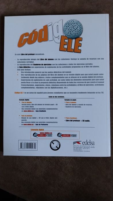 Código ELE 1 libro del profesor + CD