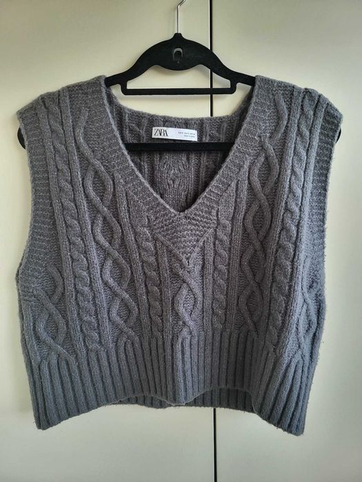 Colete Cinza Rato - ZARA