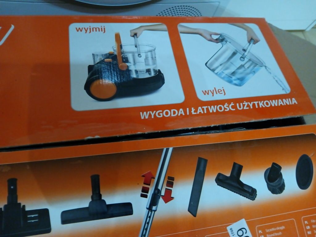 Odkurzacz z filtrem wodnym bora mpm