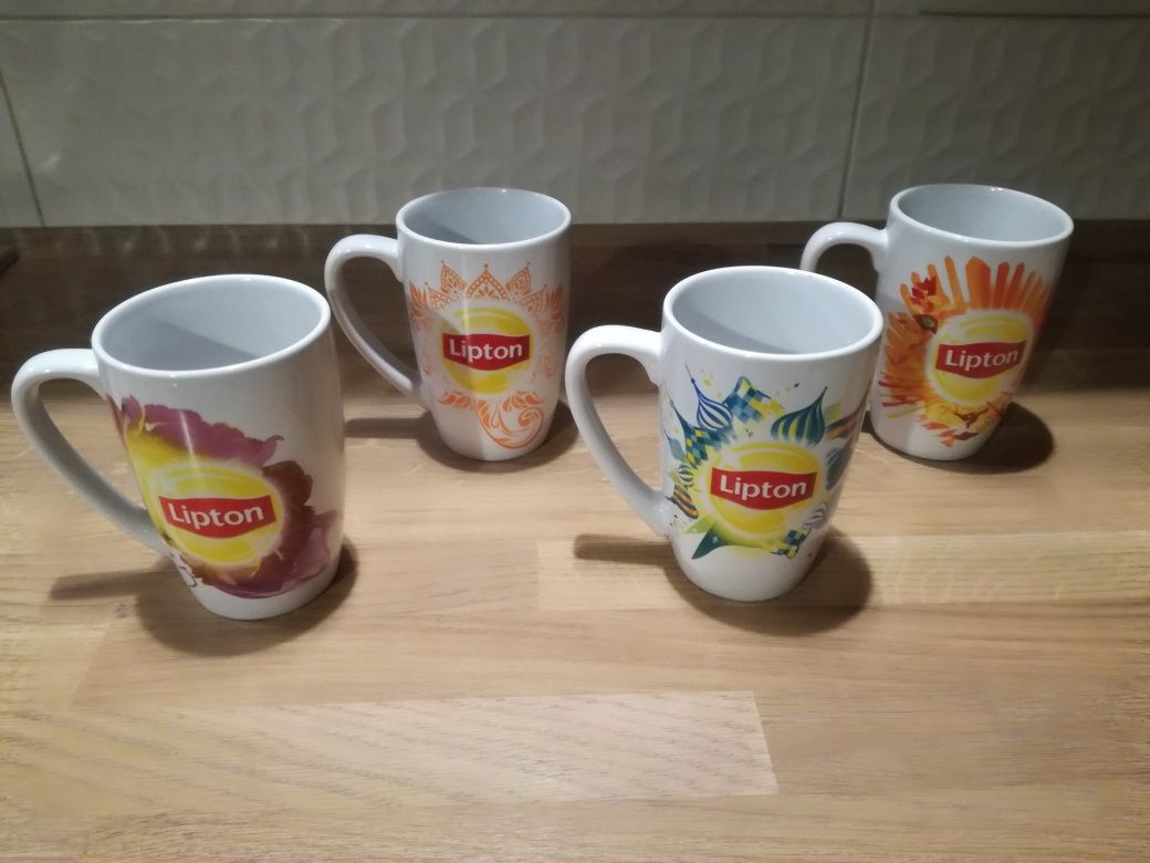 kubki lipton 4 szt kolekcjonerskie