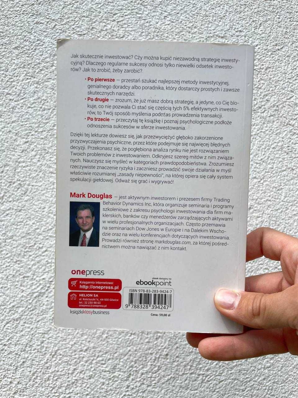Książka W transie Inwestowania - Mark Douglas - Rynek Kryptowalut fina