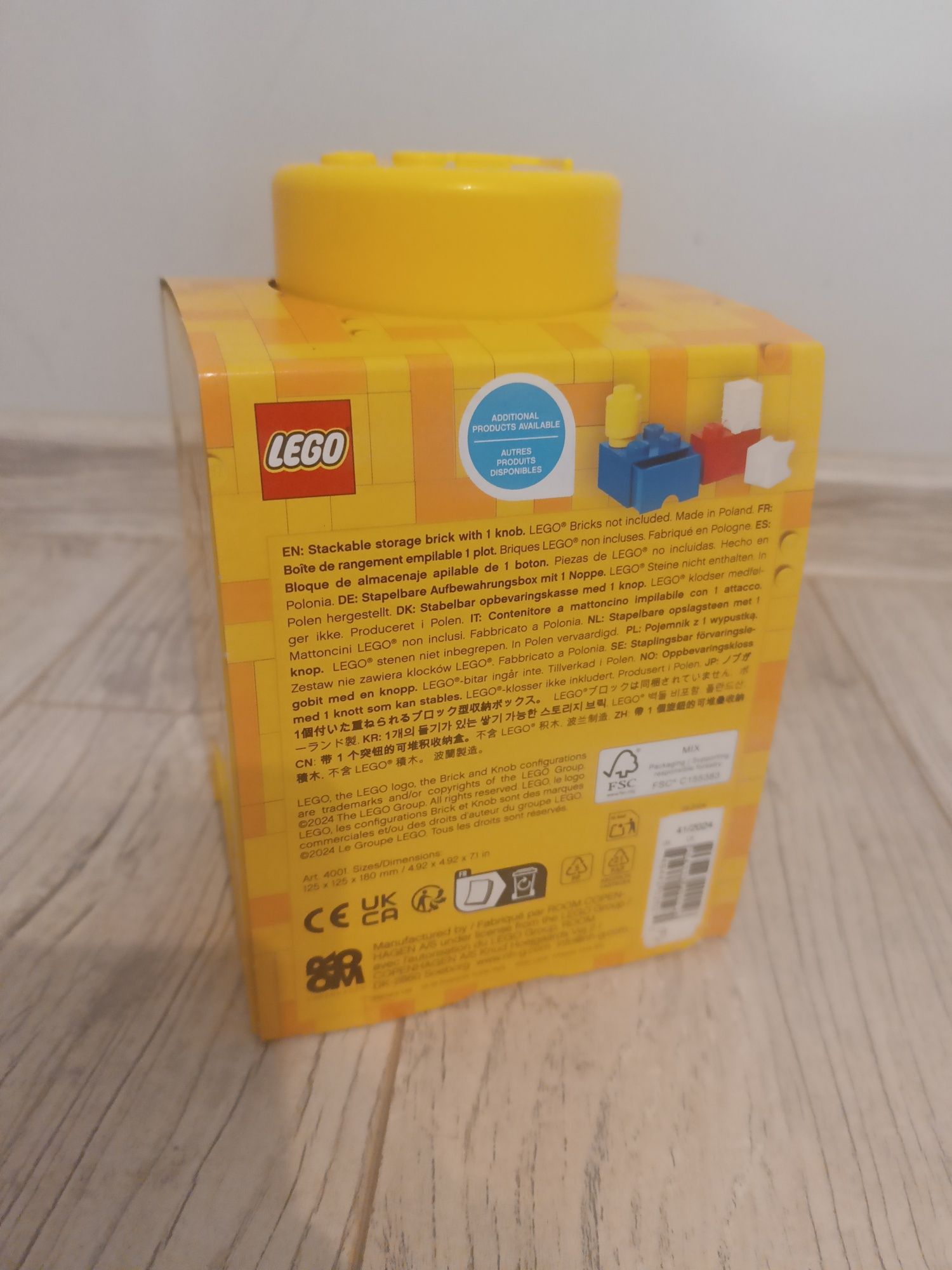 Pojemnik LEGO pudełko skrzynia