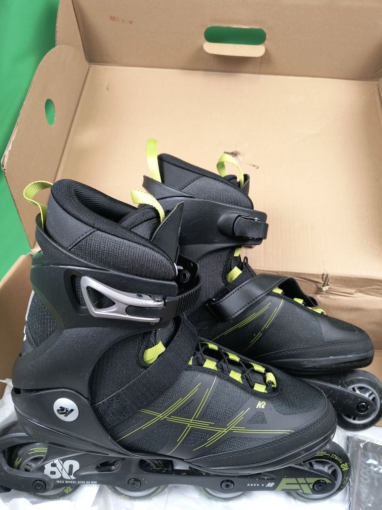 K2 FIT 80 PRO Rolki rekreacyjne męskie 46 nowe super cena