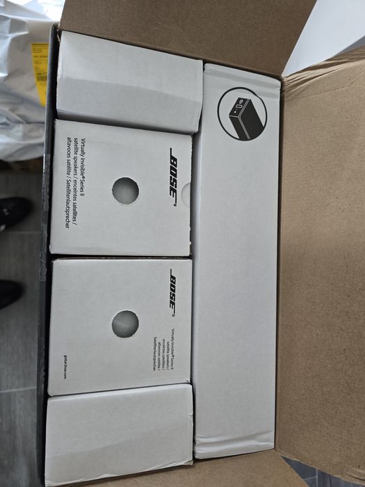 Colunas BOSE Virtual Invisible Wireless Surround Branco