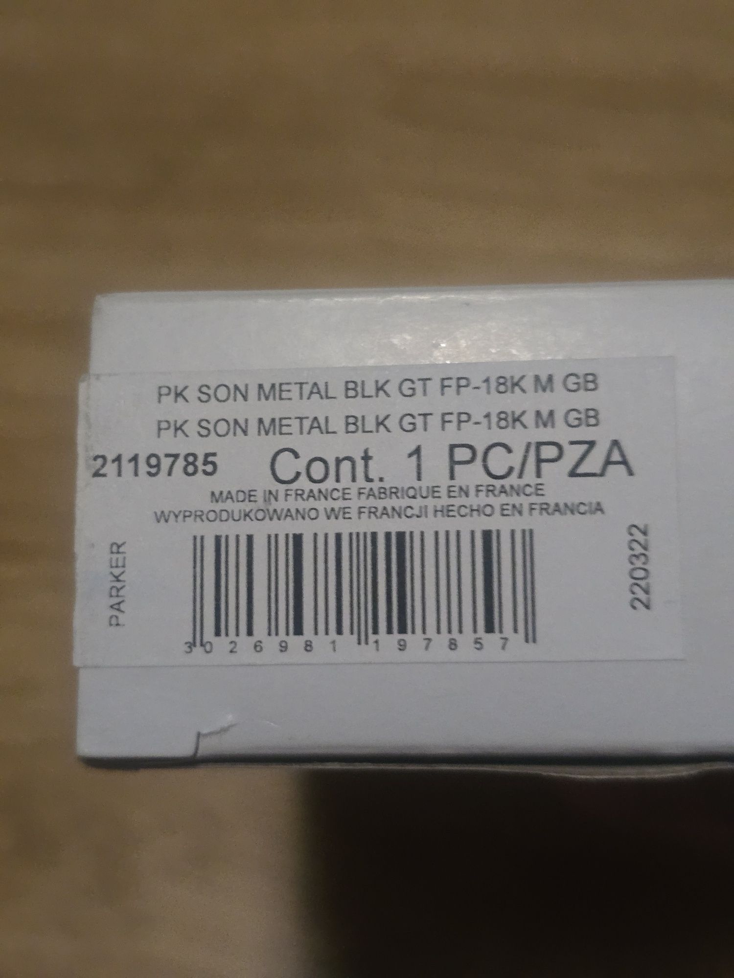NOWE Pióro Wieczne Parker Sonnet Metal Black GT M ZŁOTA STALÓWKA