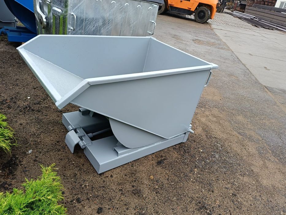 Pojemnik samowyładowczy typu koleba do wózka widłowego ładowarki