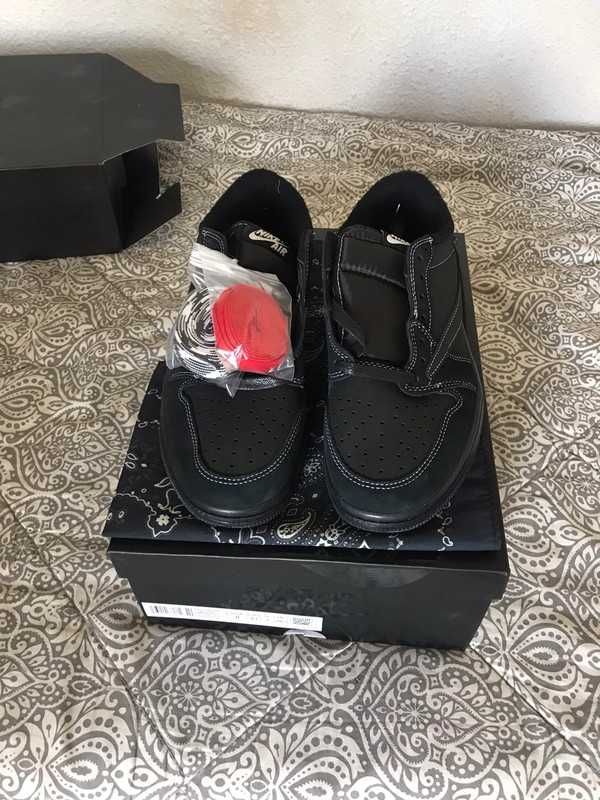 Jordan 1 Retro Low OG SP Travis Scott Black Phantom R.42