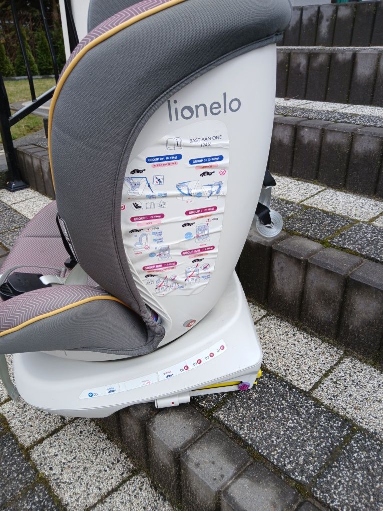 Fotelik Lionelo bastiaan od 0-36kg bezwypadkowy