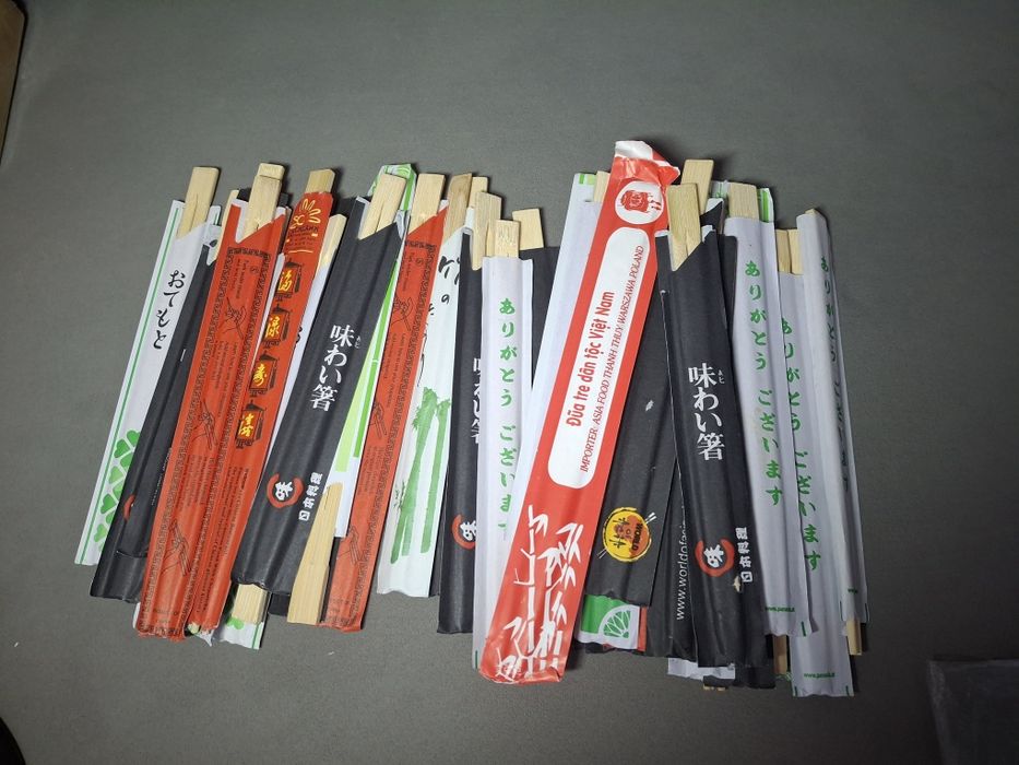 Pałeczki do sushi jednorazowe