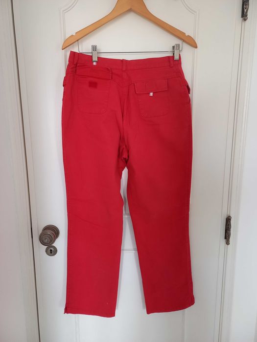 Calças Senhora Vermelho Canda Algodao 42 C