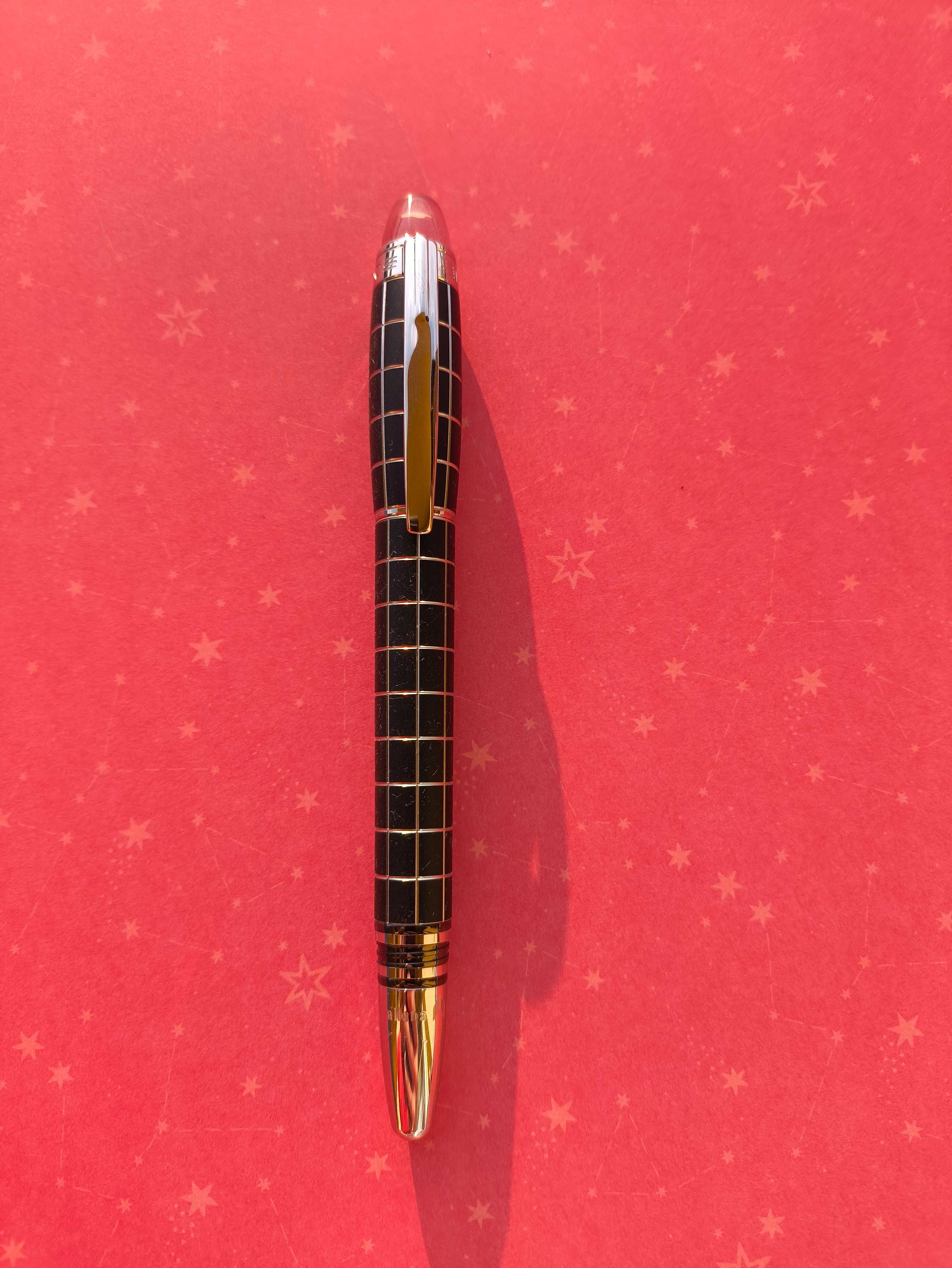 Długopis Montblanc Black Starwalker Rubber Resin Silver Tone Fineliner