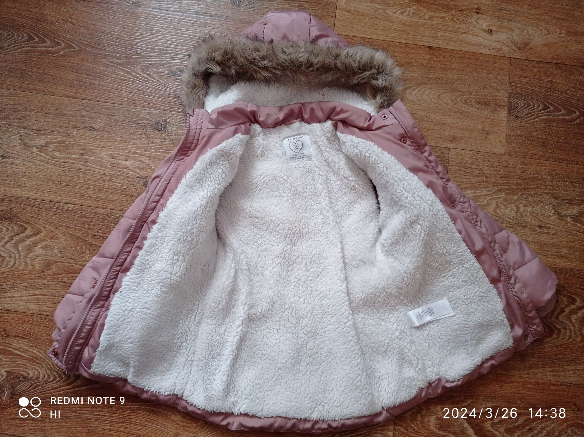 Зимова куртка Primark для дівчинки 5-6 років 116 см