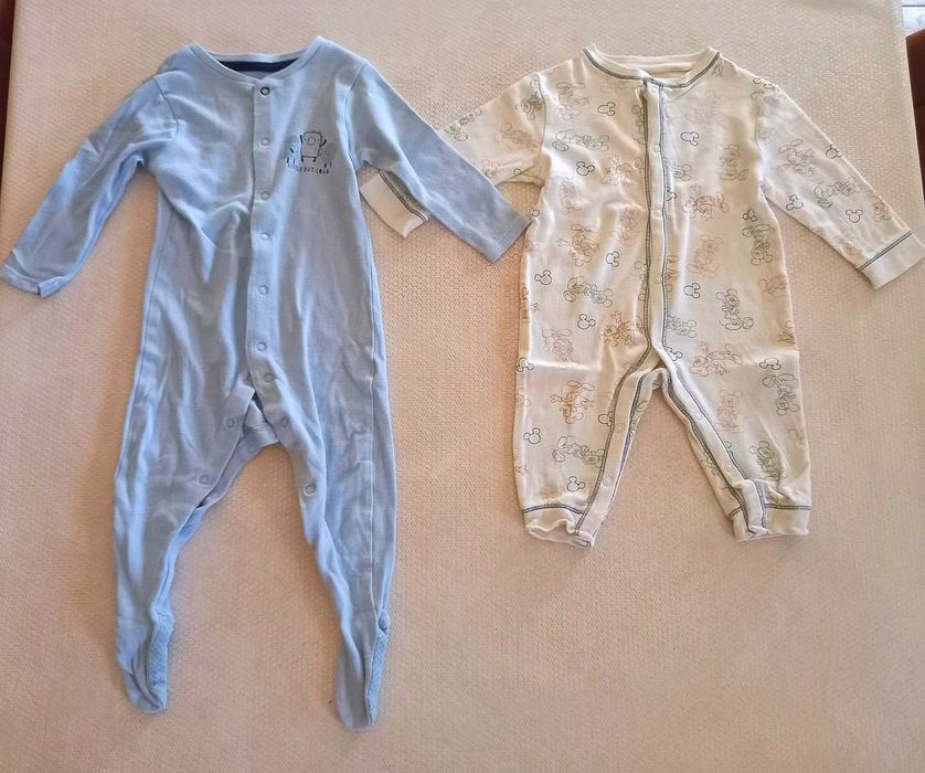 4 babygrows menino 9 a 12 meses